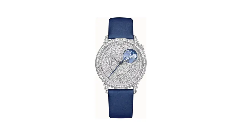Vacheron Constantin Égérie moon phase, 37 mm White Gold