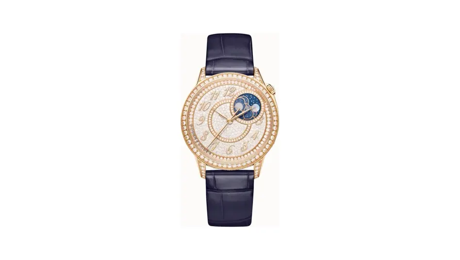 Vacheron Constantin Égérie moon phase, 37 mm Pink Gold