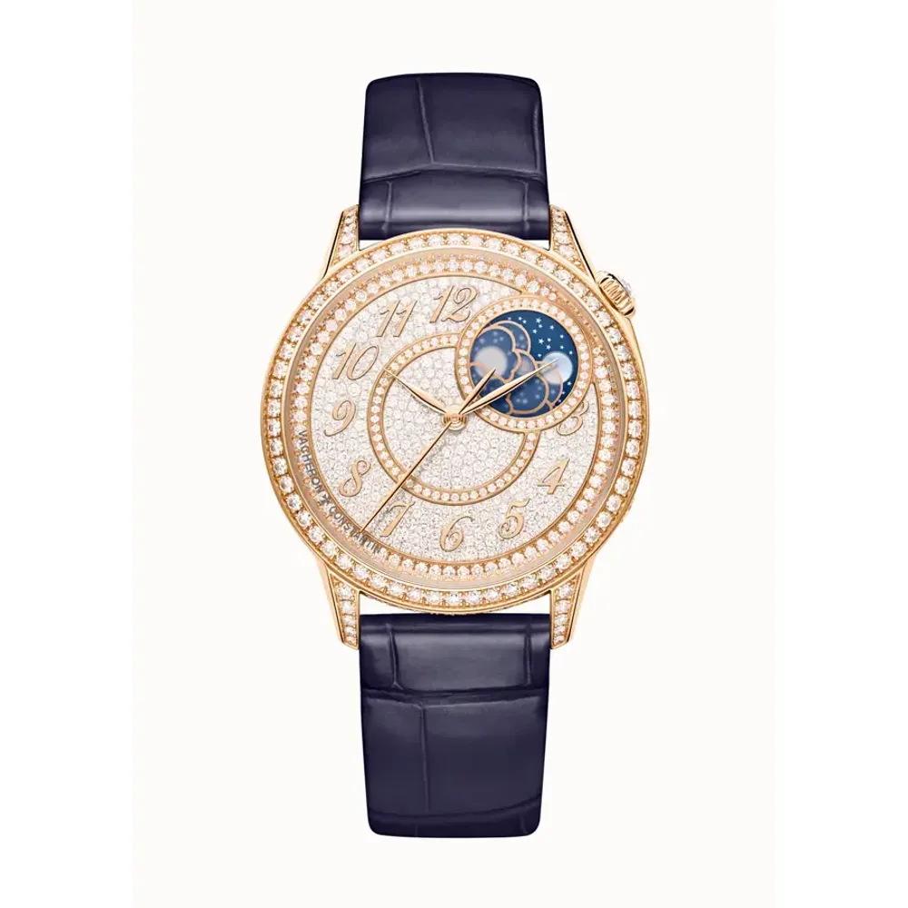 Vacheron Constantin Égérie moon phase, 37 mm Pink Gold