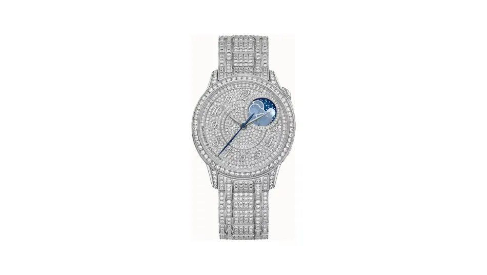 Vacheron Constantin Égérie moon phase jewellery, 37 mm White Gold