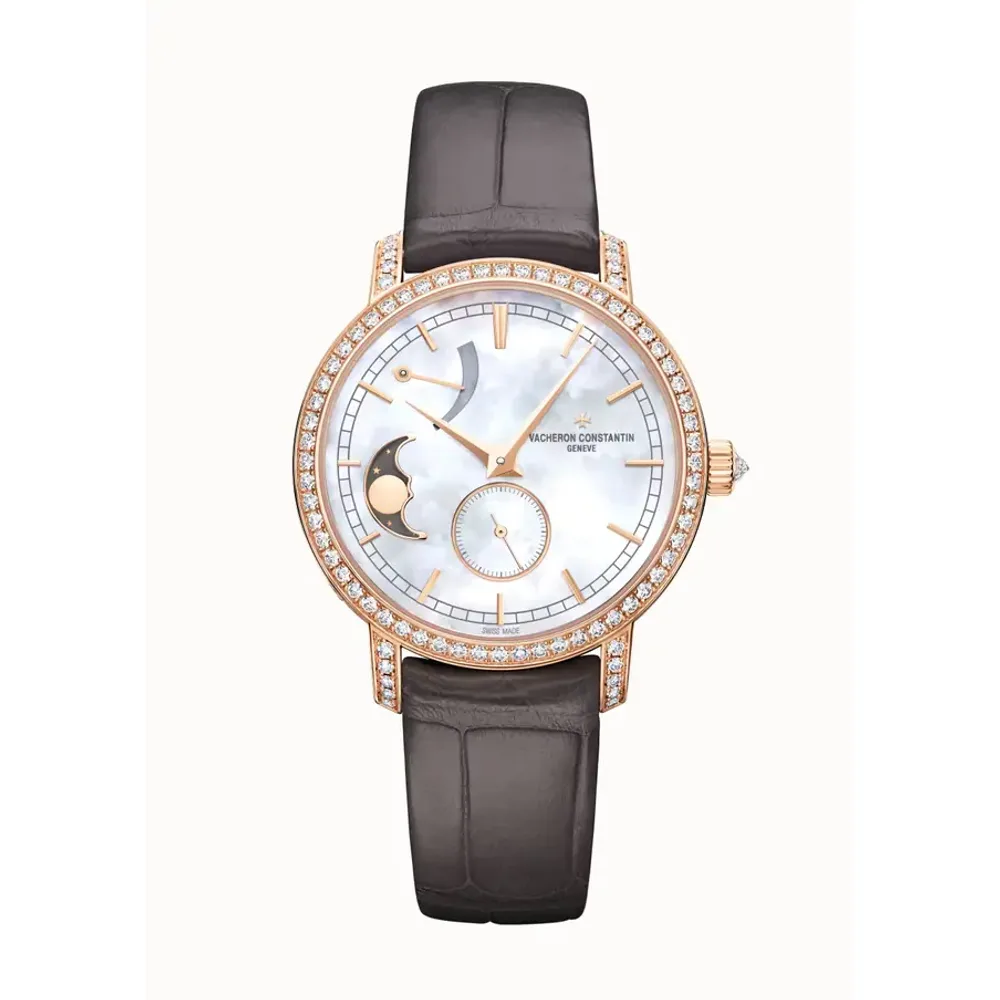 Vacheron Constantin Traditionnelle moon phase, 36 mm Pink Gold